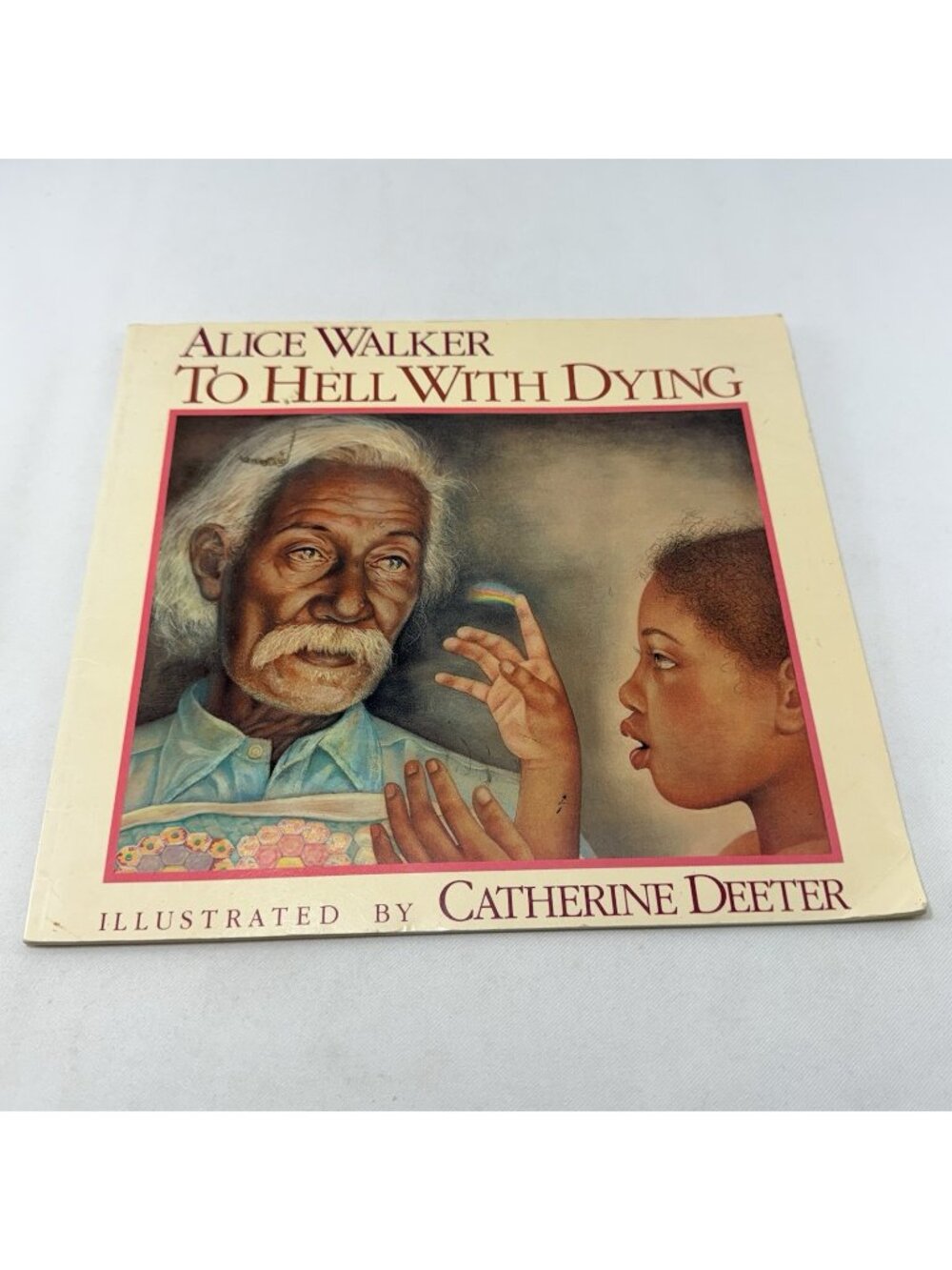 Alice Walker To Hell With Dying Vintage Children Book Afro African American Kid